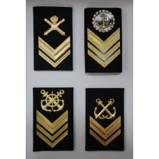 Tubolari (paio)  in materiale sintetico per Sergente e Secondo capo della Marina Militare Italiana